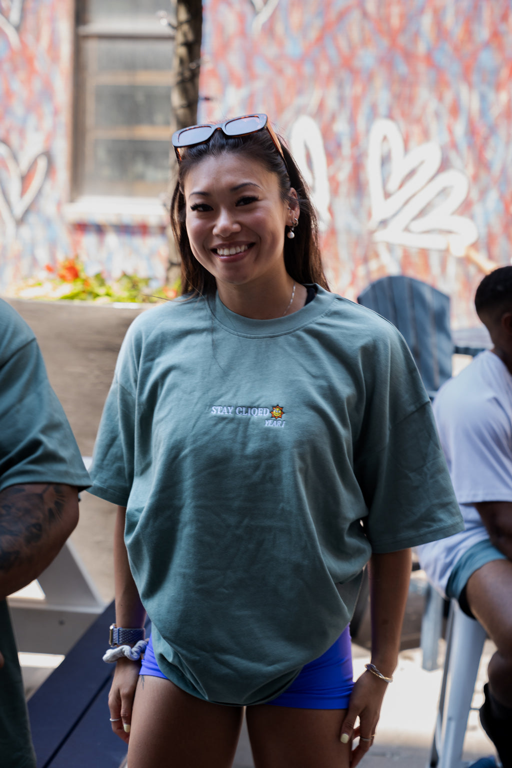 Stay Cliqed Summer Green T Shirt