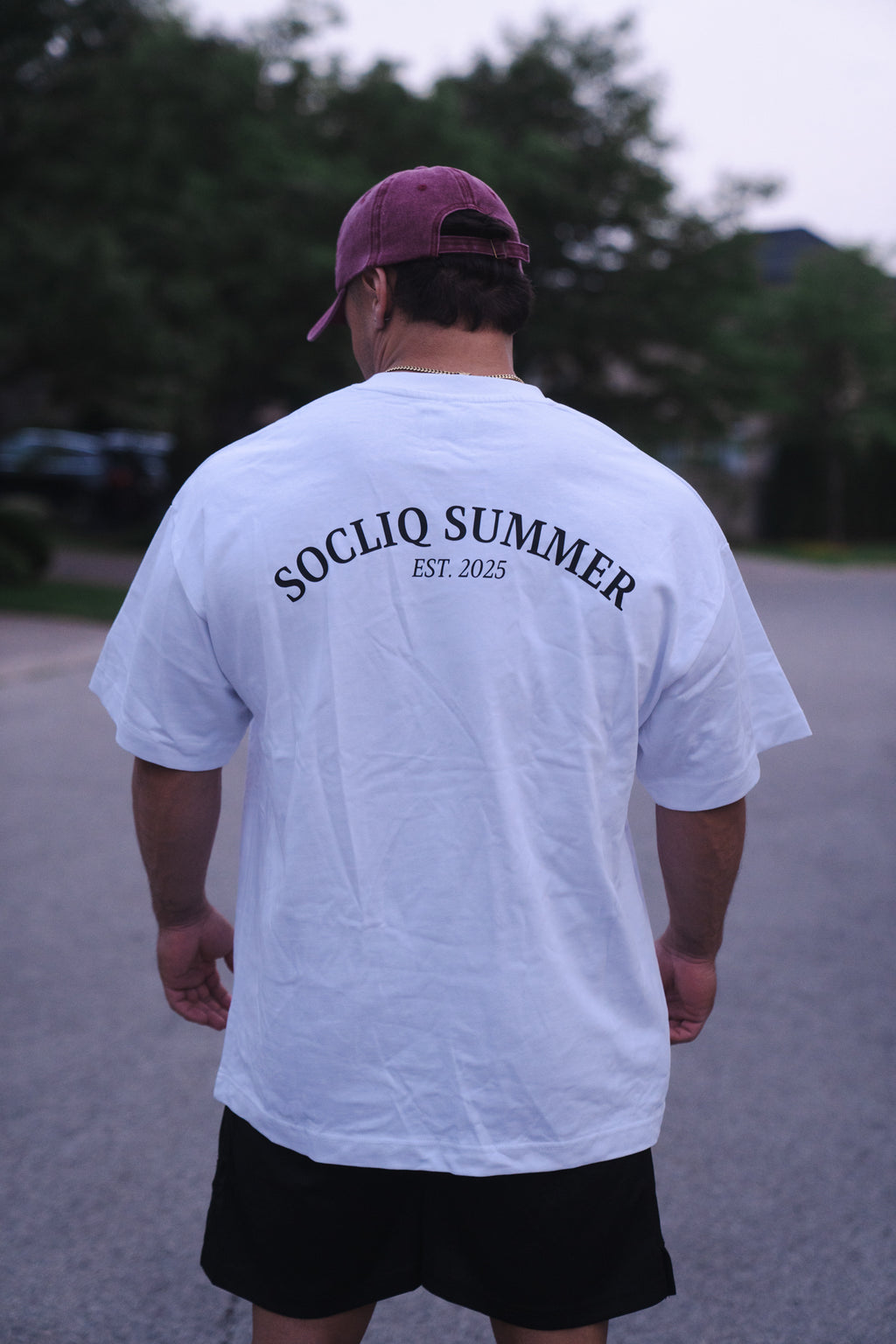Stay Cliqed Summer White T Shirt