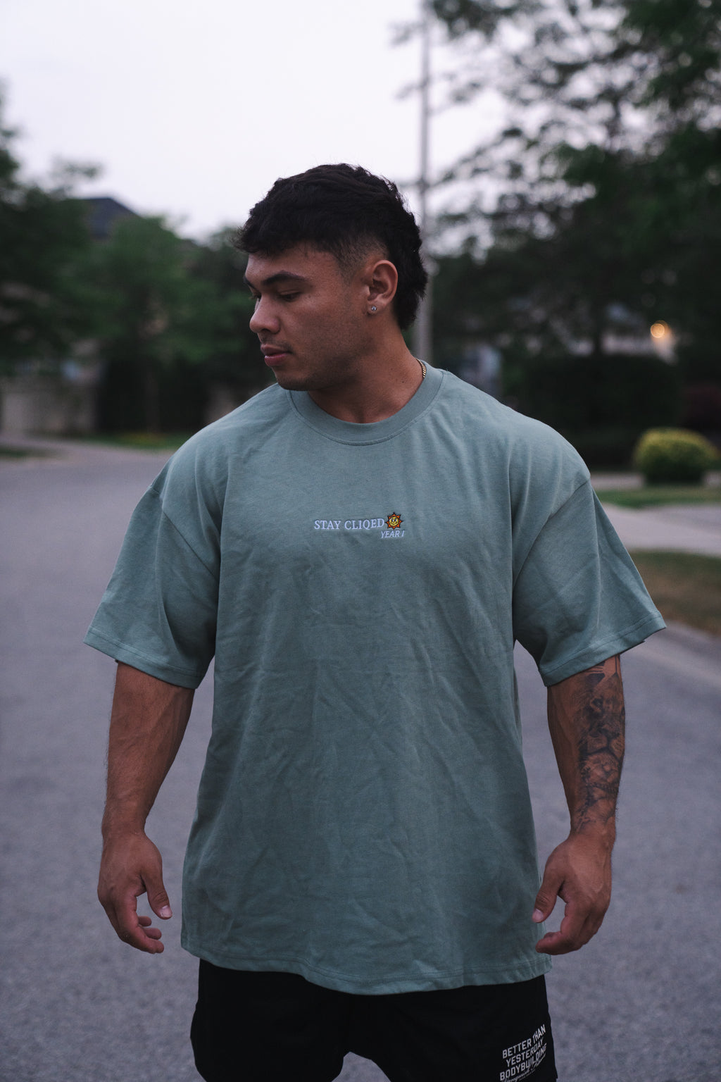 Stay Cliqed Summer Green T Shirt
